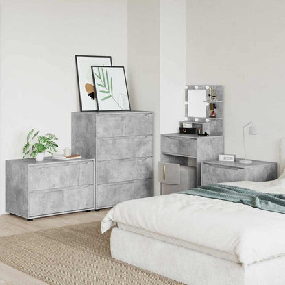 Storage Cabinet Concrete Grey 80 x 48 x 57 cm Engineered Wood