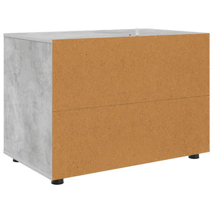 Storage Cabinet Concrete Grey 80 x 48 x 57 cm Engineered Wood