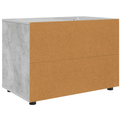 Storage Cabinet Concrete Grey 80 x 48 x 57 cm Engineered Wood