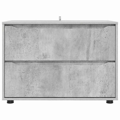 Storage Cabinet Concrete Grey 80 x 48 x 57 cm Engineered Wood