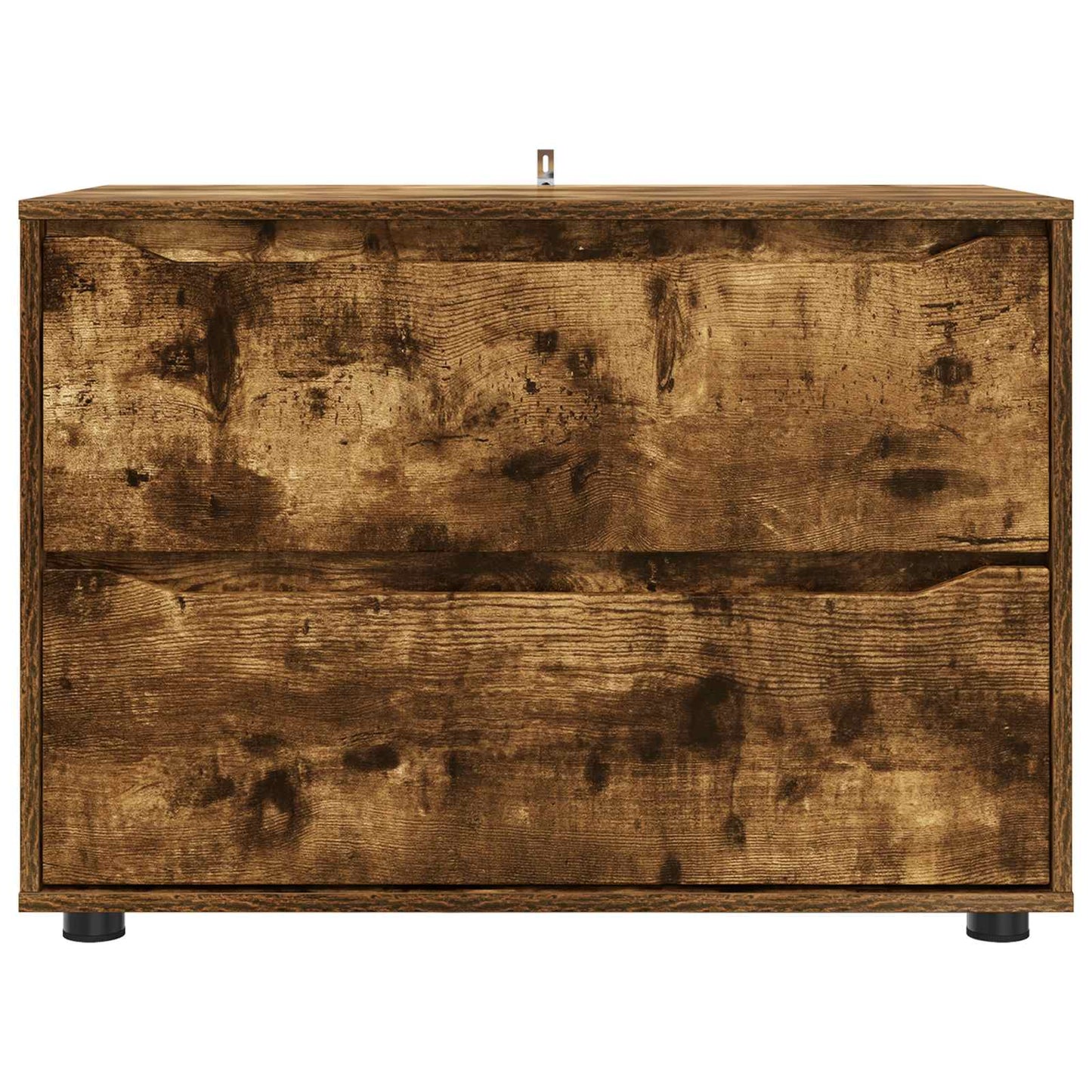 Storage Cabinet Smoked Oak 80 x 48 x 57 cm Engineered Wood