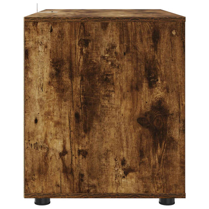 Storage Cabinet Smoked Oak 80 x 48 x 57 cm Engineered Wood