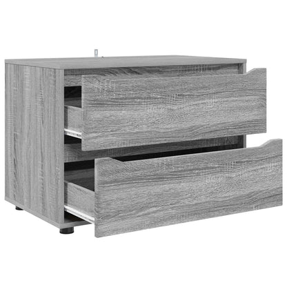 Storage Cabinet Grey Sonoma 80 x 48 x 57 cm Engineered Wood
