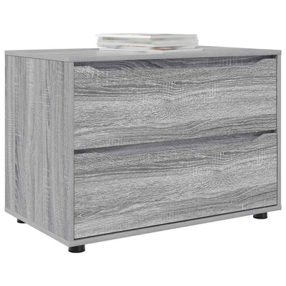 Storage Cabinet Grey Sonoma 80 x 48 x 57 cm Engineered Wood