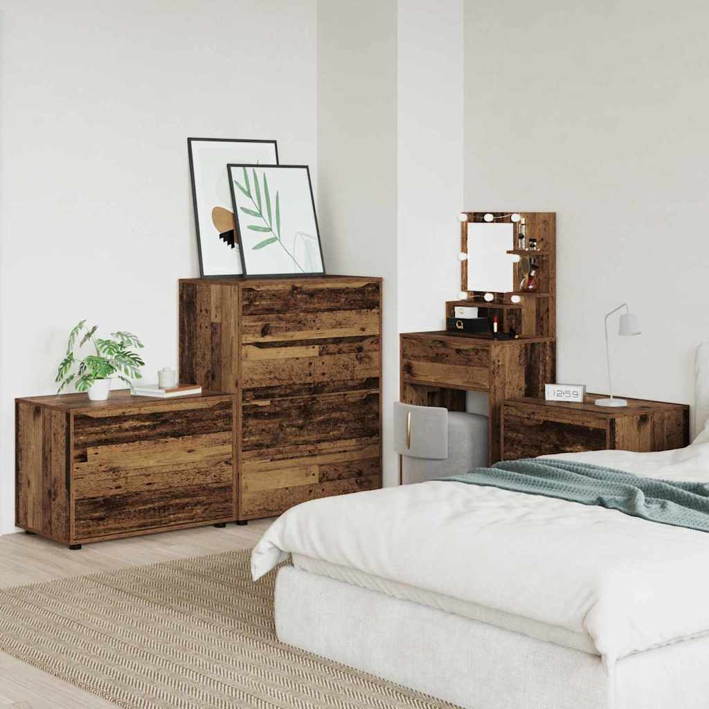 Storage Cabinet Old Wood 80 x 48 x 57 cm Engineered Wood