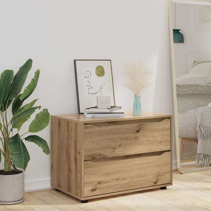 Storage Cabinet 80 x 48 x 57 cm Engineered Wood Artisan Oak