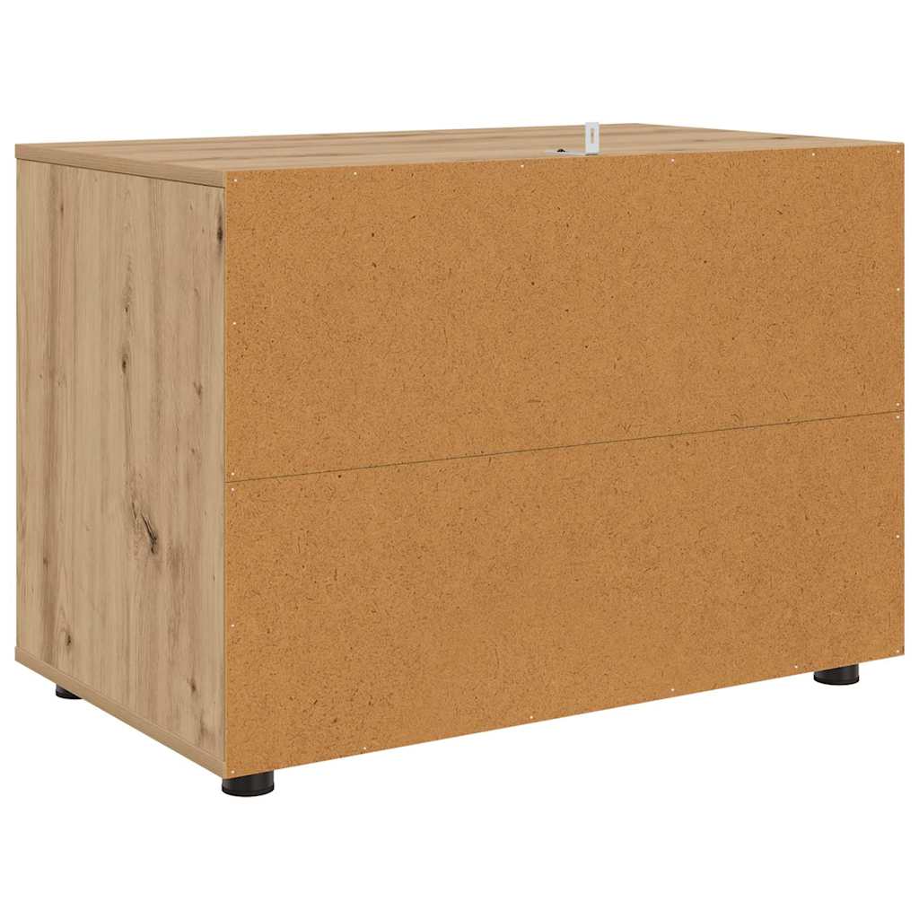 Storage Cabinet Artisan Oak 80 x 48 x 57 cm Engineered Wood