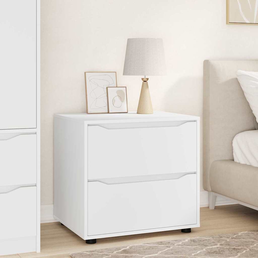 Storage Cabinet White 60 x 48 x 57 cm Engineered Wood