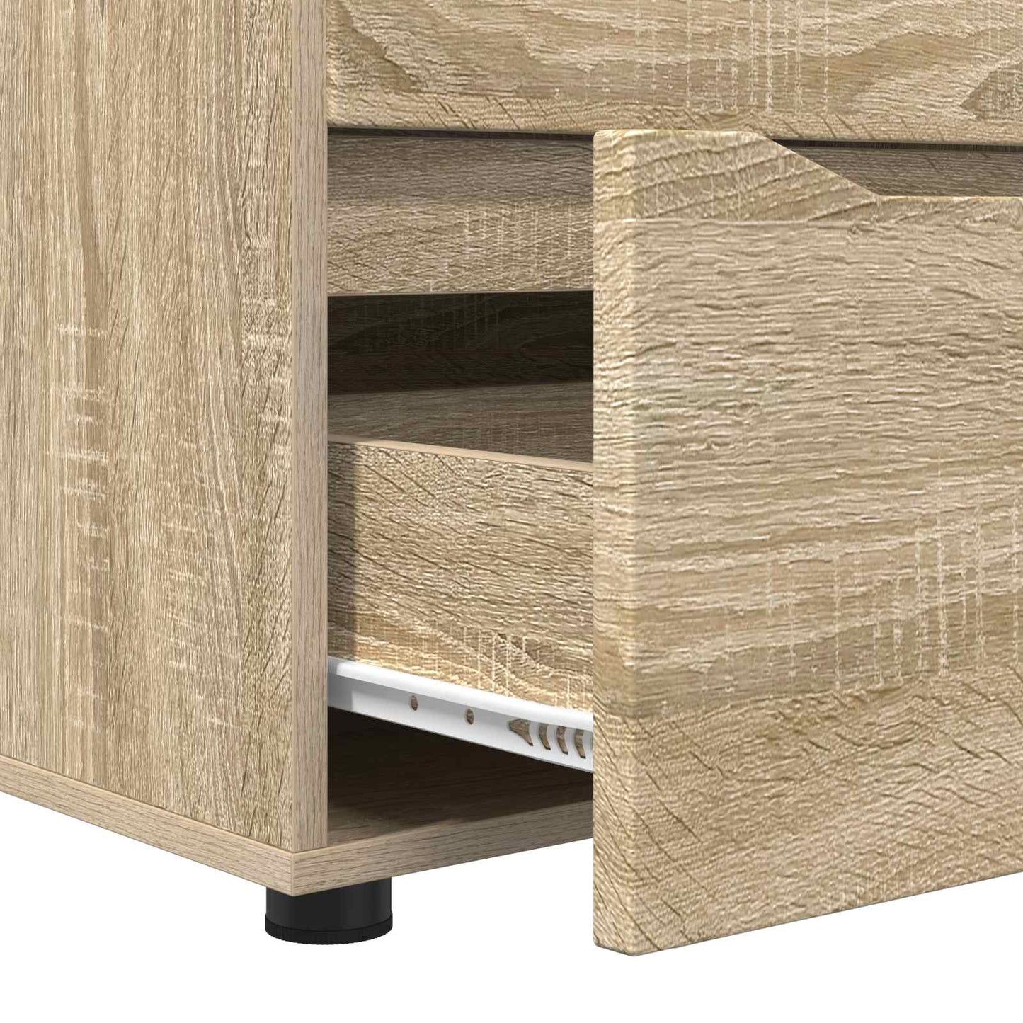 Storage Cabinet 60 x 48 x 57 cm Engineered Wood Sonoma Oak