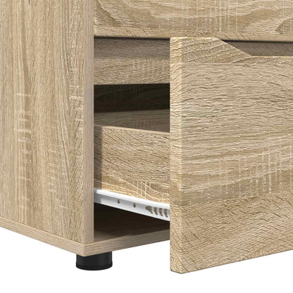 Storage Cabinet 60 x 48 x 57 cm Engineered Wood Sonoma Oak