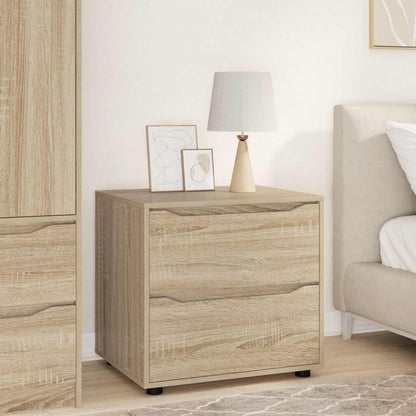 Storage Cabinet 60 x 48 x 57 cm Engineered Wood Sonoma Oak