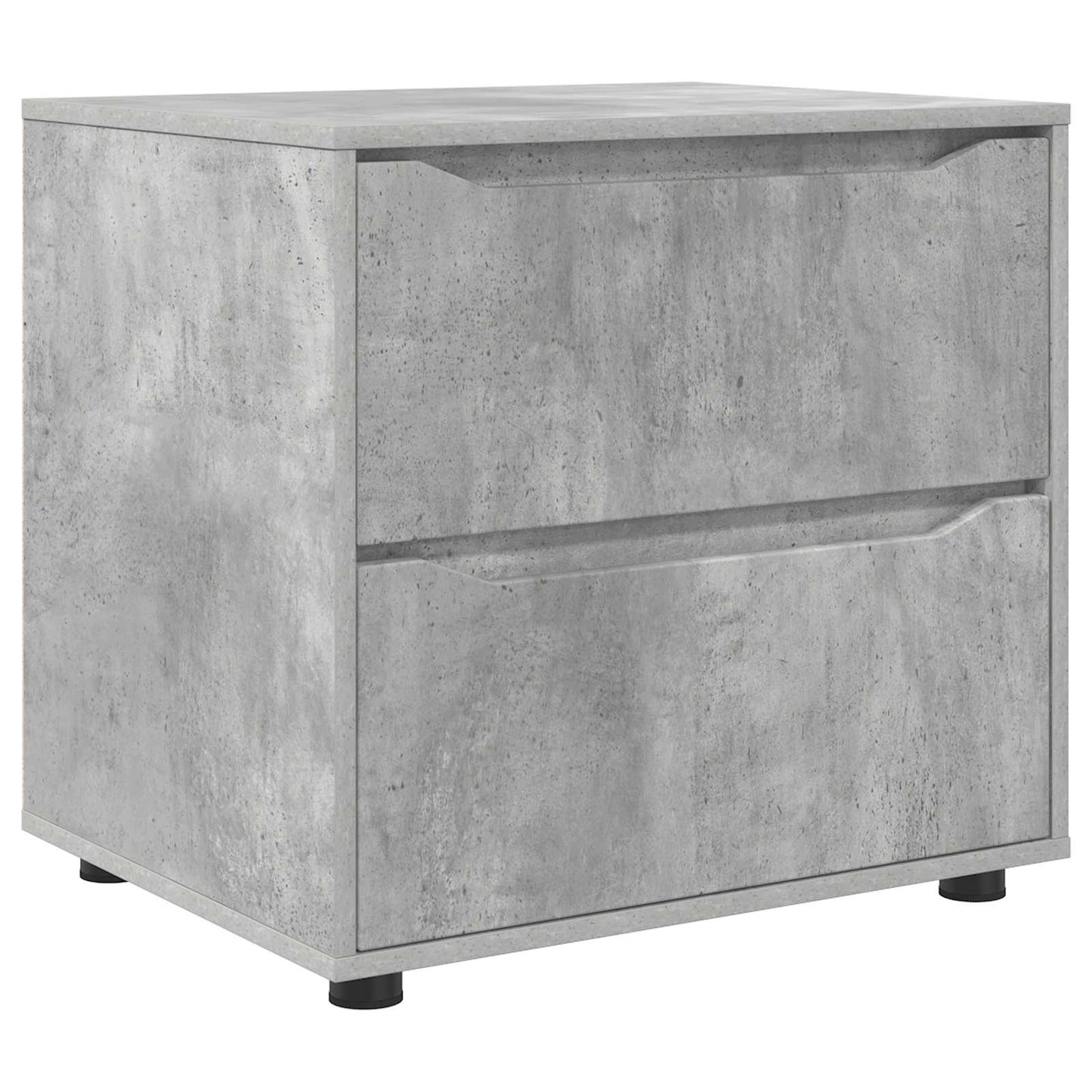 Storage Cabinet 60 x 48 x 57 cm Engineered Wood Concrete Grey