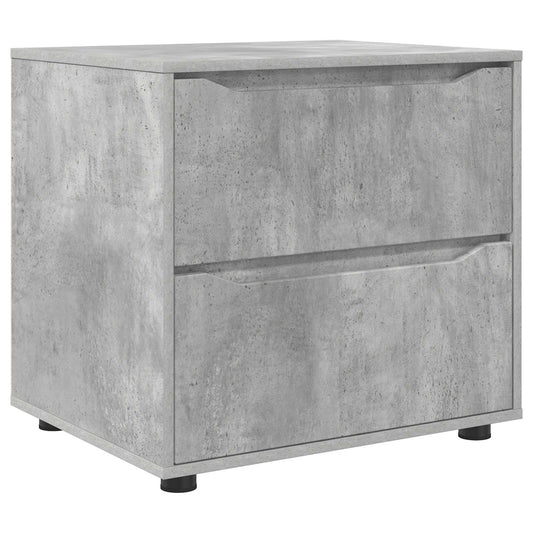 Storage Cabinet 60 x 48 x 57 cm Engineered Wood Concrete Grey
