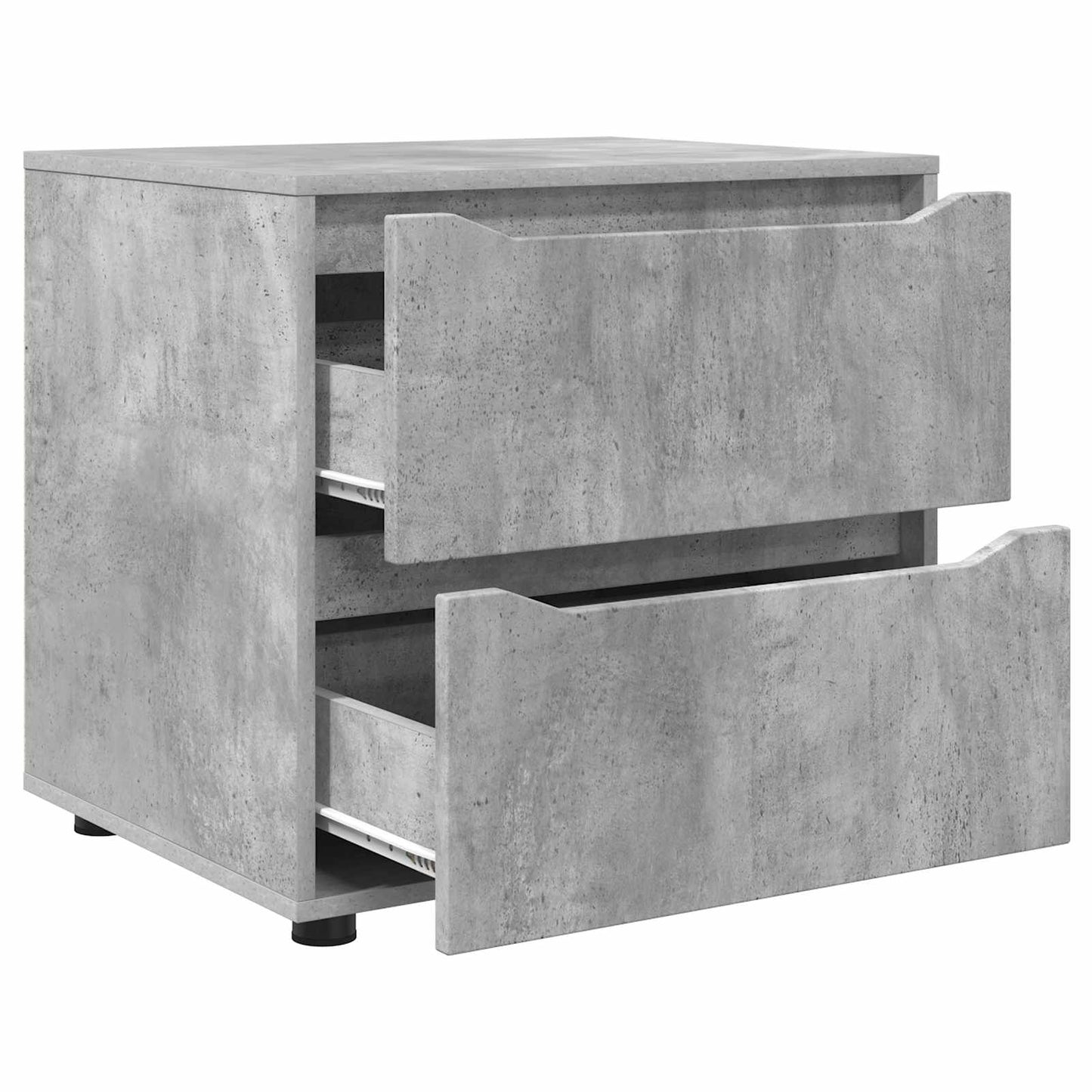 Storage Cabinet 60 x 48 x 57 cm Engineered Wood Concrete Grey