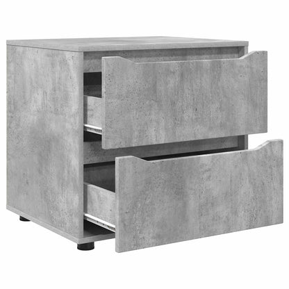 Storage Cabinet 60 x 48 x 57 cm Engineered Wood Concrete Grey