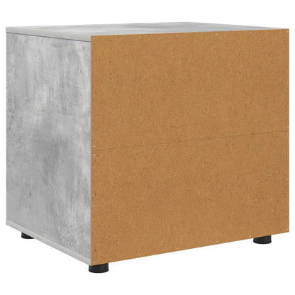 Storage Cabinet 60 x 48 x 57 cm Engineered Wood Concrete Grey
