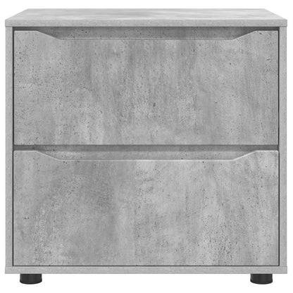 Storage Cabinet 60 x 48 x 57 cm Engineered Wood Concrete Grey