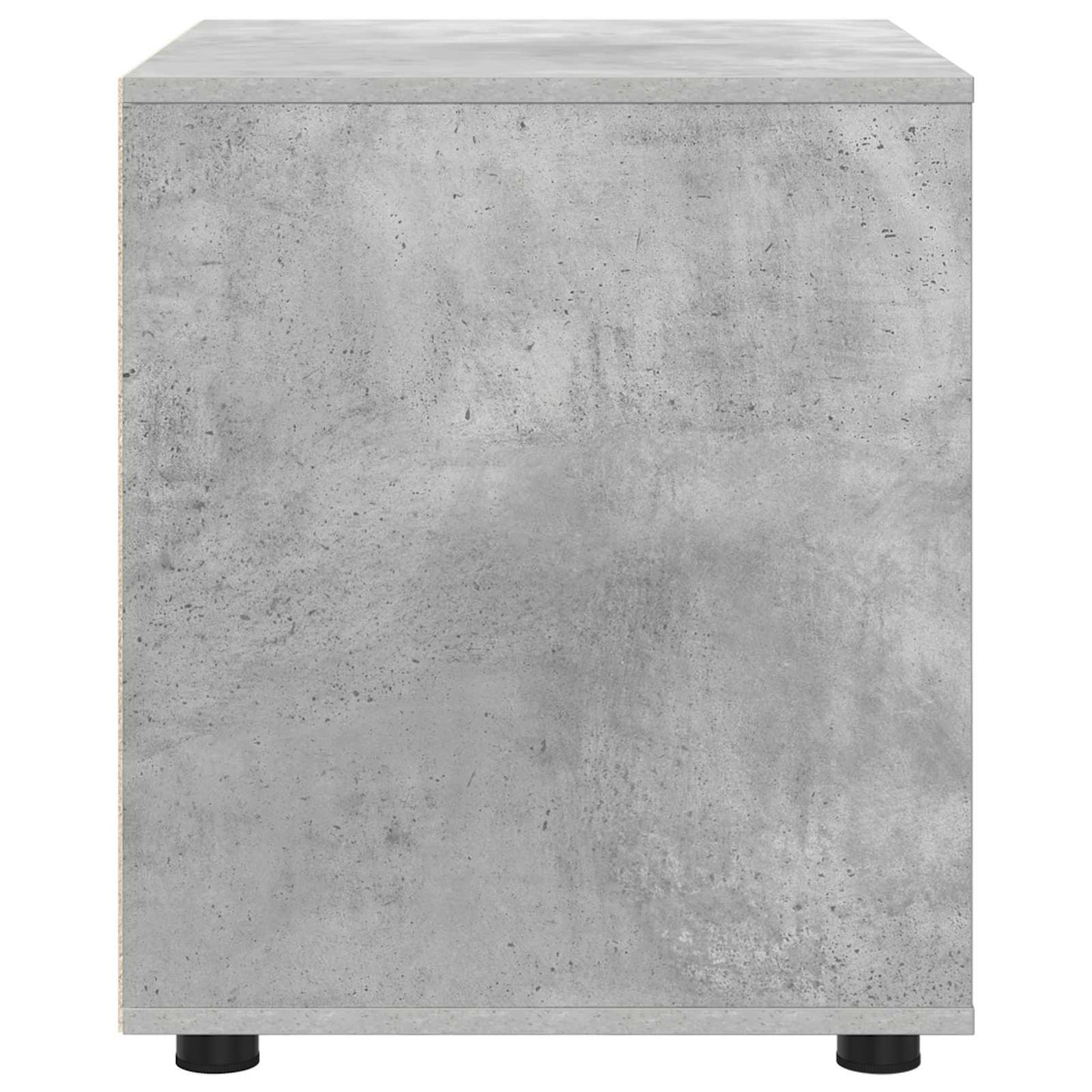 Storage Cabinet 60 x 48 x 57 cm Engineered Wood Concrete Grey