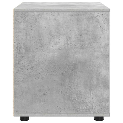 Storage Cabinet 60 x 48 x 57 cm Engineered Wood Concrete Grey