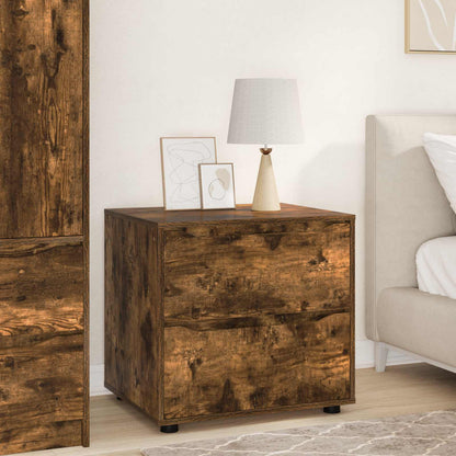 Storage Cabinet 60 x 48 x 57 cm Engineered Wood Smoked Oak