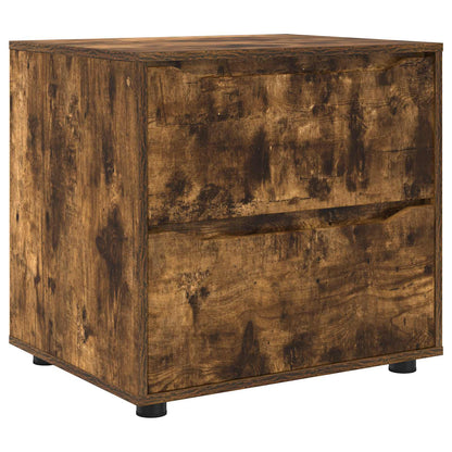 Storage Cabinet 60 x 48 x 57 cm Engineered Wood Smoked Oak