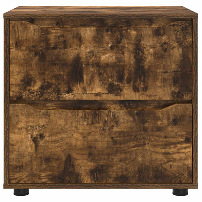 Storage Cabinet 60 x 48 x 57 cm Engineered Wood Smoked Oak