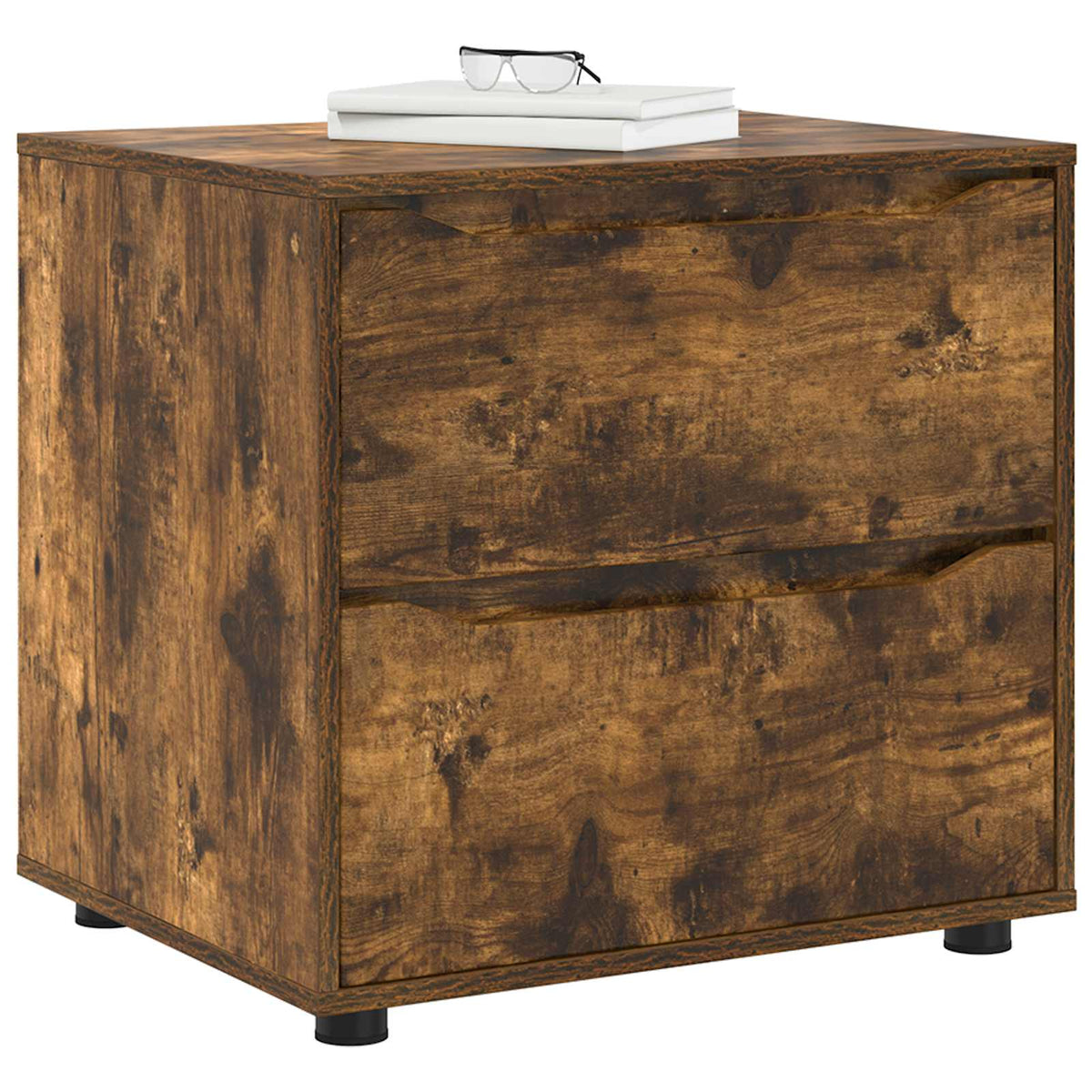 Storage Cabinet 60 x 48 x 57 cm Engineered Wood Smoked Oak
