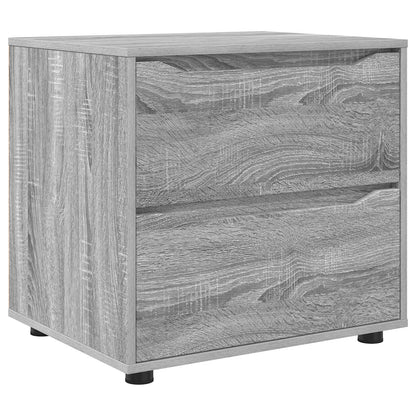 Storage Cabinet 60 x 48 x 57 cm Engineered Wood Grey Sonoma