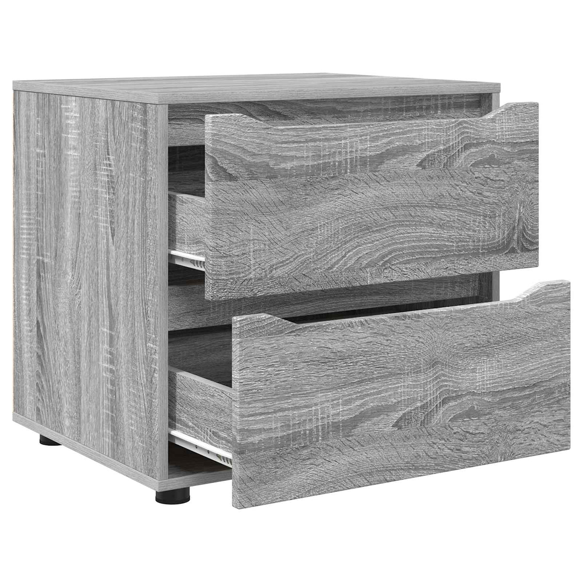 Storage Cabinet 60 x 48 x 57 cm Engineered Wood Grey Sonoma