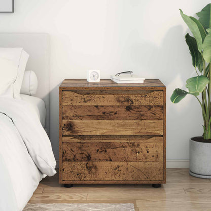 Storage Cabinet 60 x 48 x 57 cm Engineered Wood Old Wood