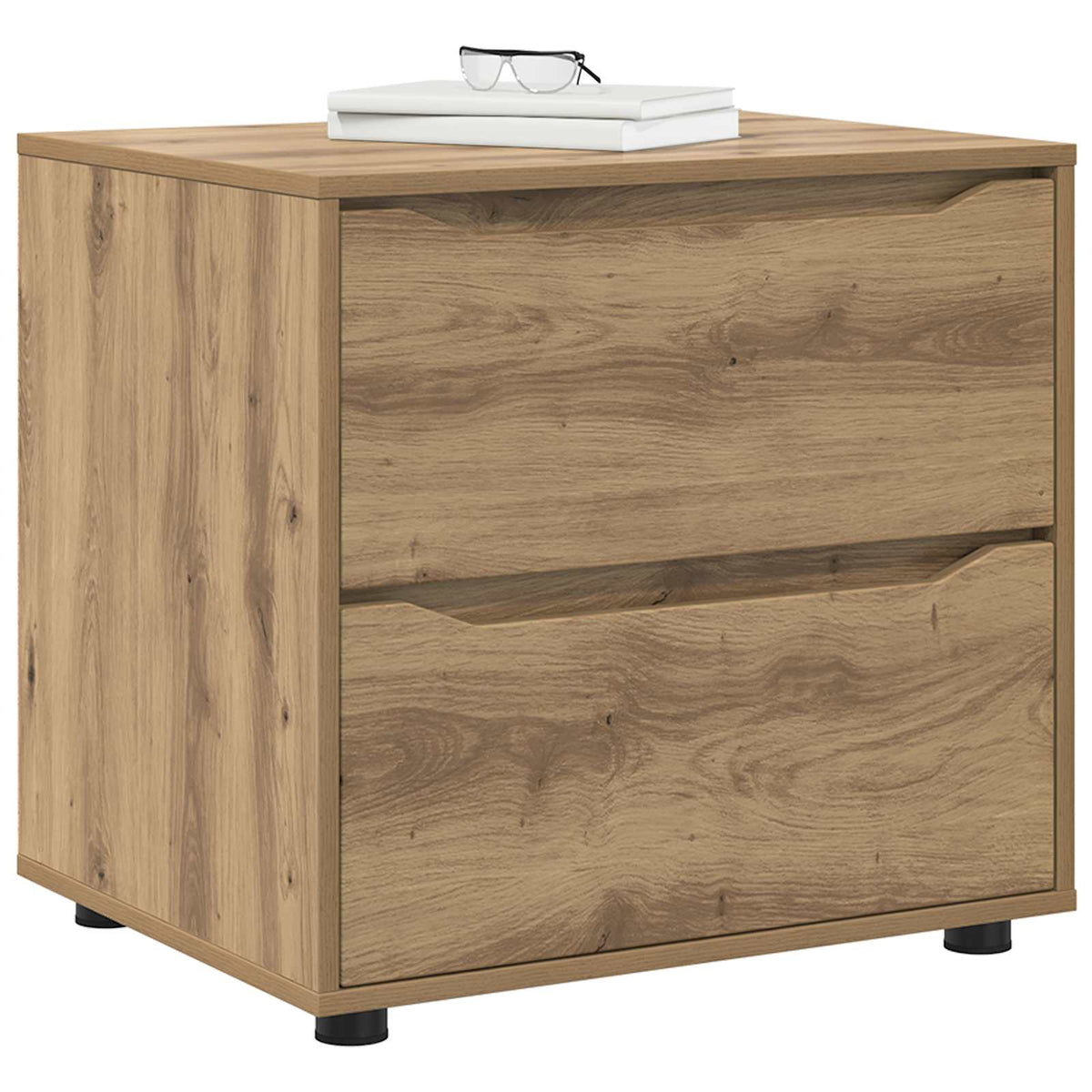 Storage Cabinet 60 x 48 x 57 cm Engineered Wood Artisan Oak
