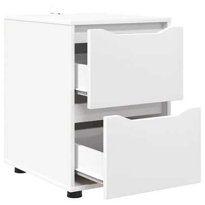 Storage Cabinet White 40 x 48 x 57 cm Engineered Wood
