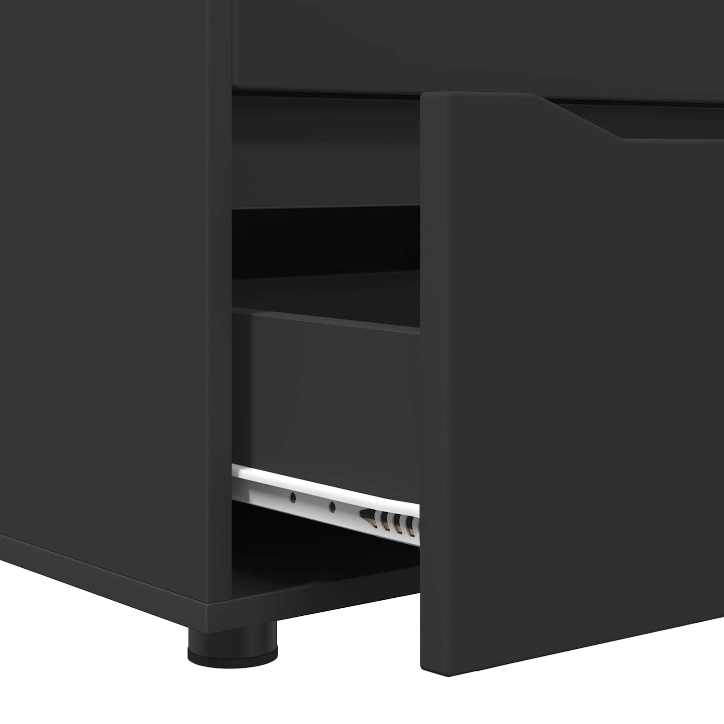 Storage Cabinet Black 40 x 48 x 57 cm Engineered Wood