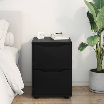 Storage Cabinet Black 40 x 48 x 57 cm Engineered Wood