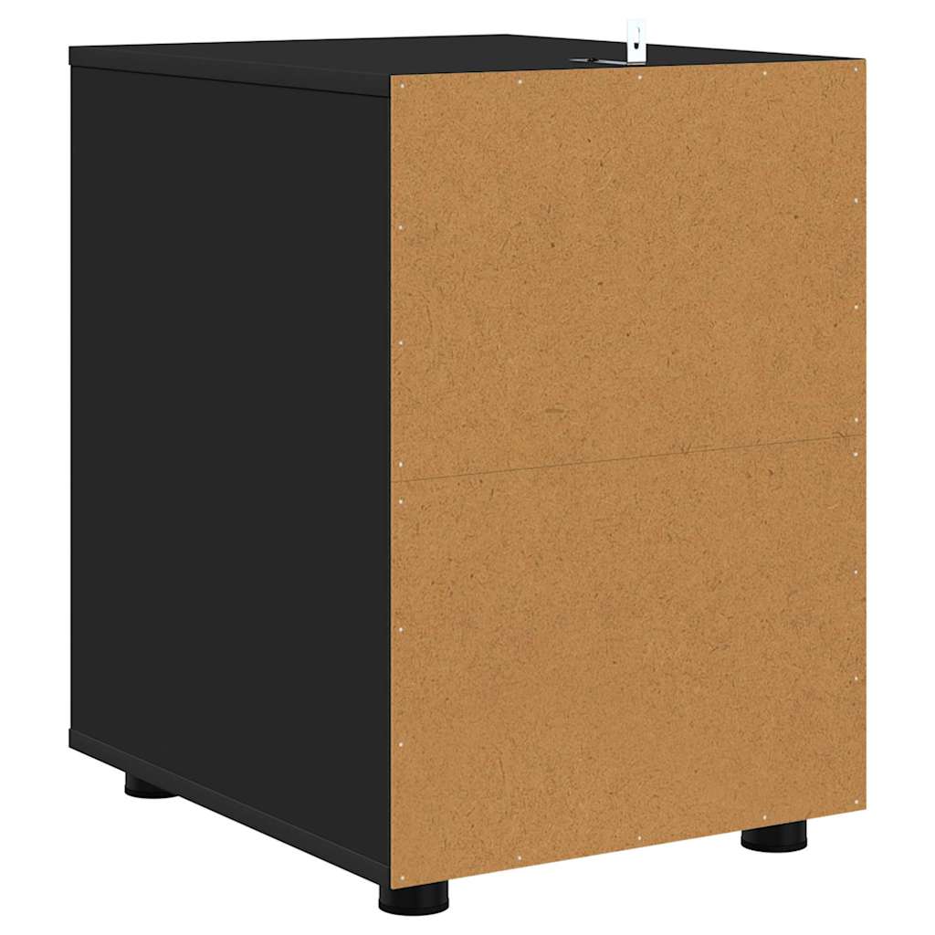 Storage Cabinet Black 40 x 48 x 57 cm Engineered Wood