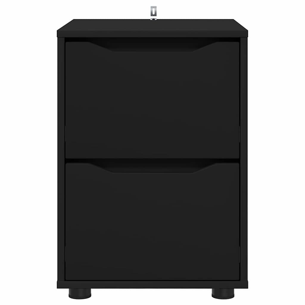 Storage Cabinet Black 40 x 48 x 57 cm Engineered Wood