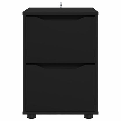 Storage Cabinet Black 40 x 48 x 57 cm Engineered Wood