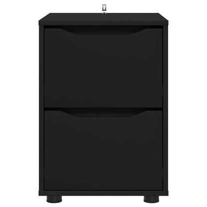 Storage Cabinet Black 40 x 48 x 57 cm Engineered Wood