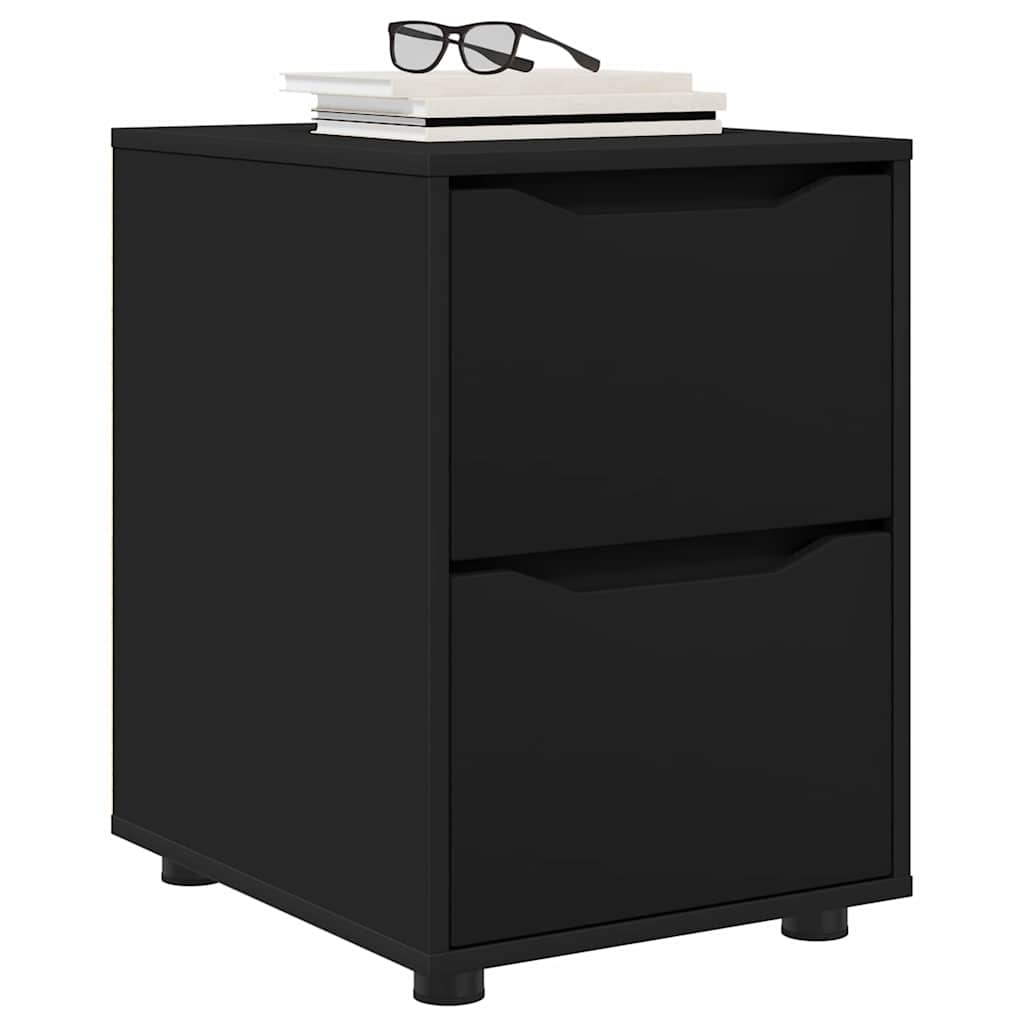 Storage Cabinet Black 40 x 48 x 57 cm Engineered Wood