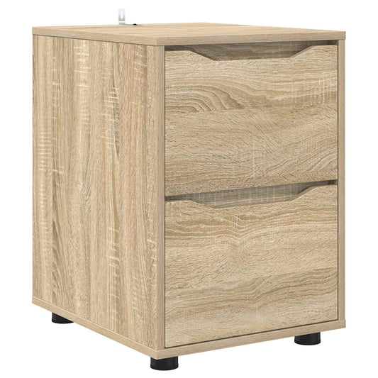 Storage Cabinet 40 x 48 x 57 cm Engineered Wood Sonoma Oak