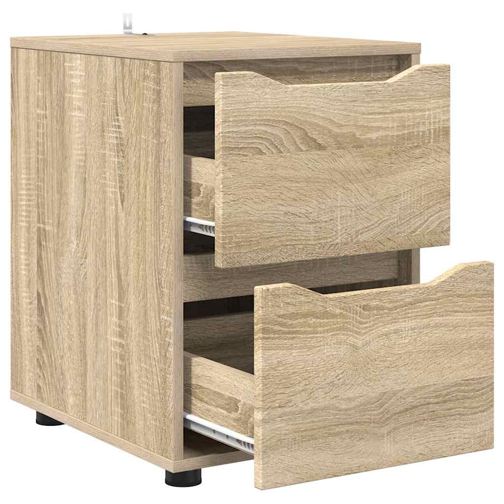 Storage Cabinet Sonoma Oak 40 x 48 x 57 cm Engineered Wood