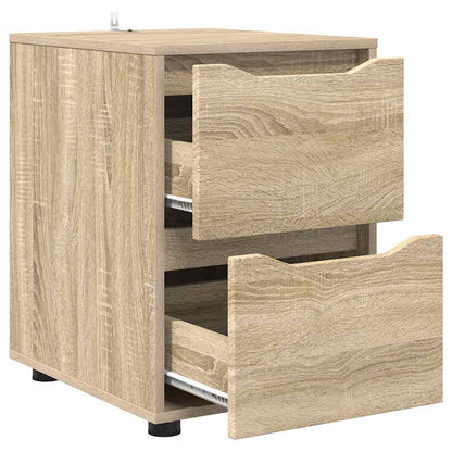 Storage Cabinet Sonoma Oak 40 x 48 x 57 cm Engineered Wood