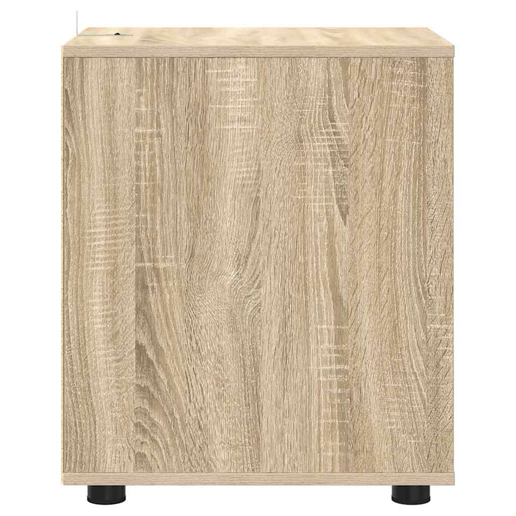 Storage Cabinet Sonoma Oak 40 x 48 x 57 cm Engineered Wood