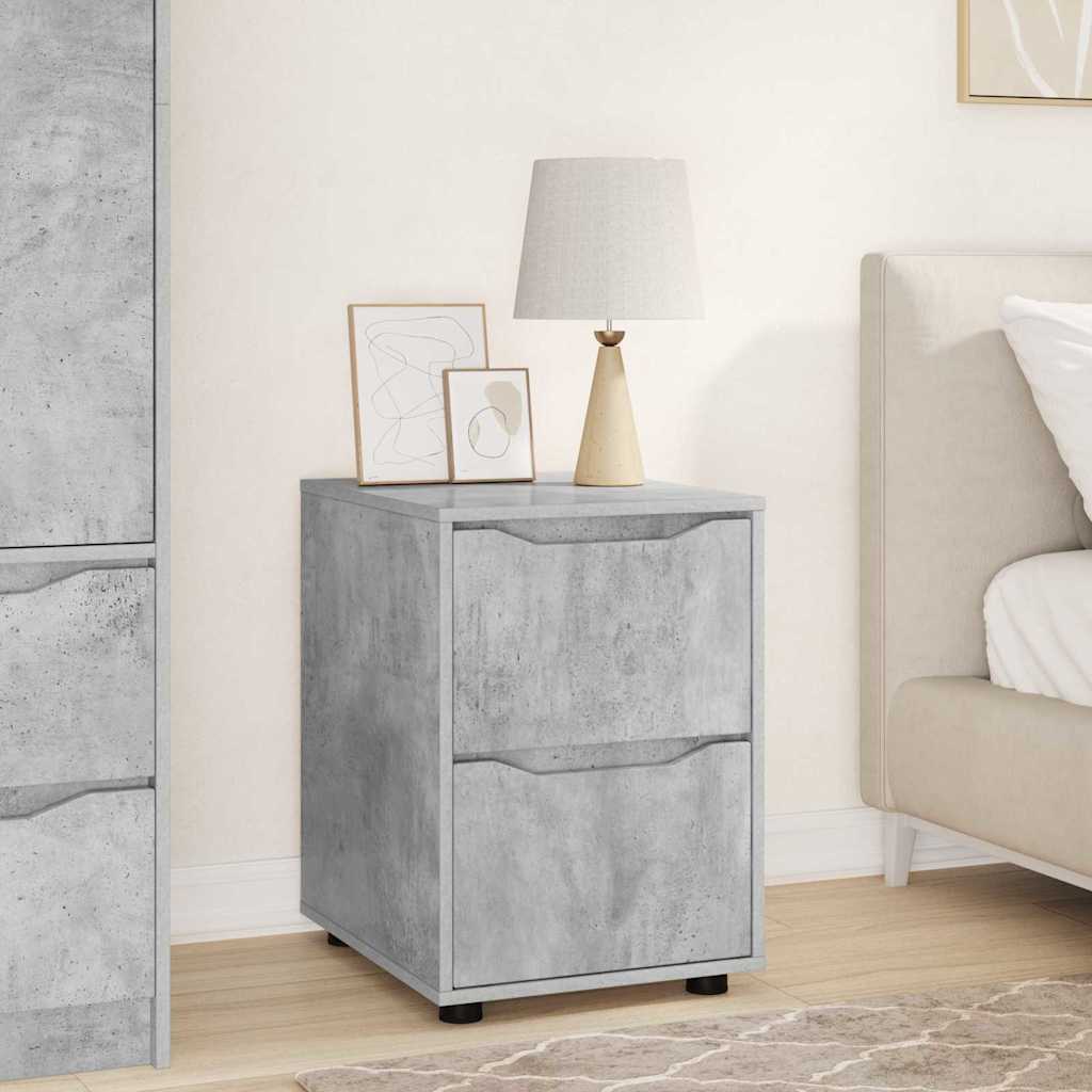 Storage Cabinet Concrete Grey 40 x 48 x 57 cm Engineered Wood