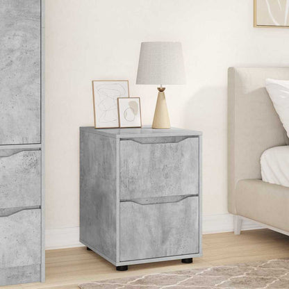Storage Cabinet Concrete Grey 40 x 48 x 57 cm Engineered Wood