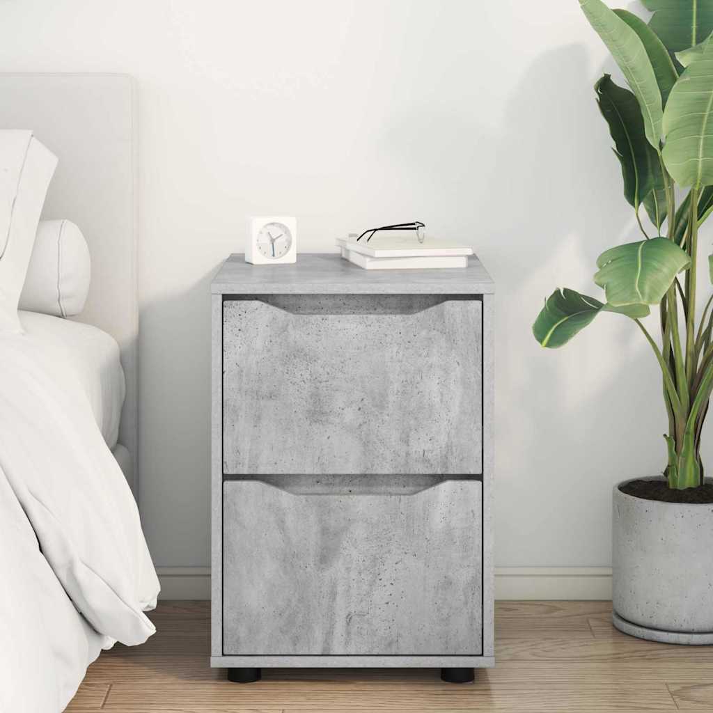Storage Cabinet Concrete Grey 40 x 48 x 57 cm Engineered Wood
