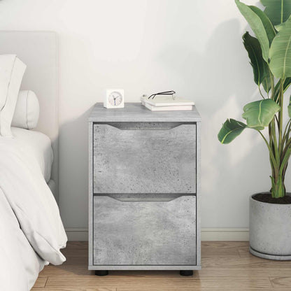 Storage Cabinet Concrete Grey 40 x 48 x 57 cm Engineered Wood
