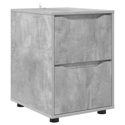 Storage Cabinet Concrete Grey 40 x 48 x 57 cm Engineered Wood
