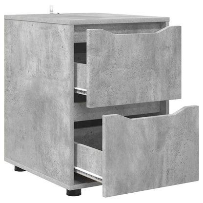 Storage Cabinet Concrete Grey 40 x 48 x 57 cm Engineered Wood