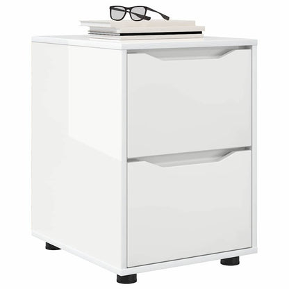 Storage Cabinet High Gloss White 40 x 48 x 57 cm